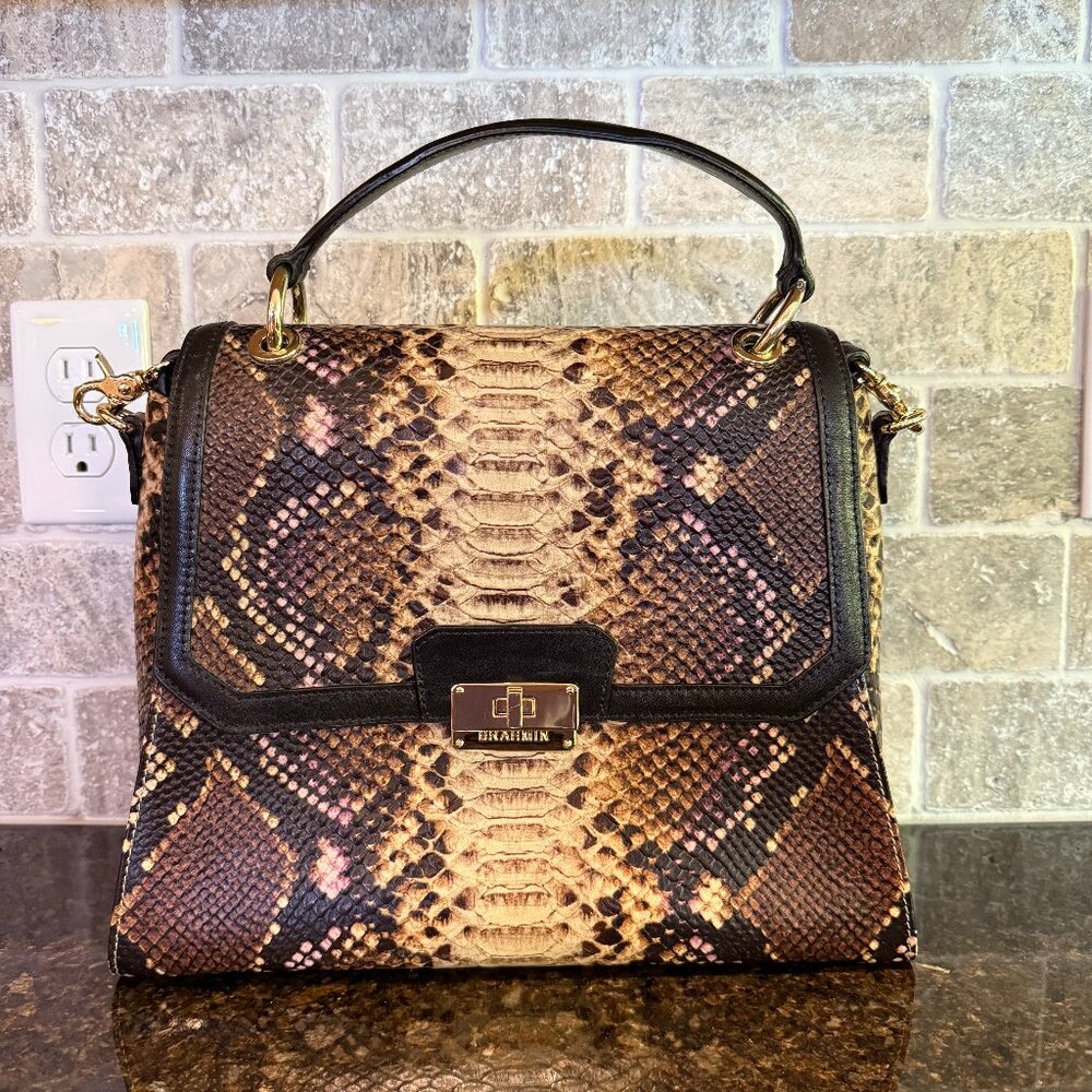 Brahmin Brinley Armor Satchel